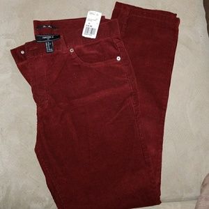 Men's XL Burgundy Corduroy's